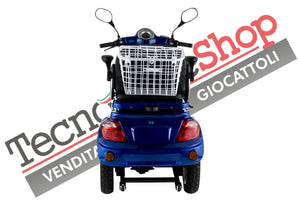 Scooter Z-TECH ZT-15-E "TRILUX PLUS"  3 RUOTE Differenziale per Disabili e Anziani-Blu