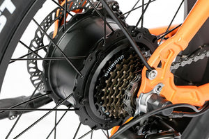 Bici Elettrica Z-Tech LEGACY 4.0  ZT-75B 48V 13Ah Batteria a Litio -Arancione