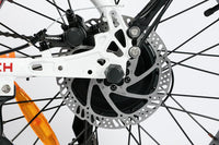 Bicicletta Elettrica Pieghevole Z-Tech ZT-89-E Folding Etna 250W 36V 10.4Ah Batteria Litio-Rosso