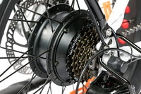 Bicicletta Elettrica Pieghevole Z-Tech ZT-89-E Folding Etna 250W 36V 10.4Ah Batteria Litio-Rosso