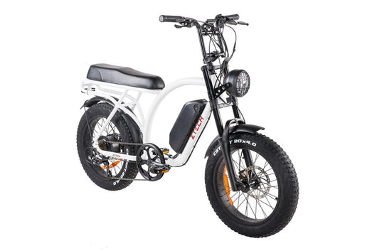Bici Elettrica Z-Tech ZT-86-B Legacy 2.0 250W 48V 13Ah Batteria a Litio -Bianco