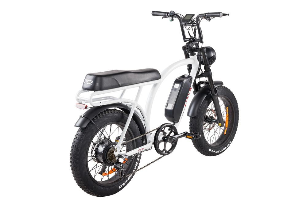 Bici Elettrica Z-Tech ZT-86-B Legacy 2.0 250W 48V 13Ah Batteria a Litio -Bianco