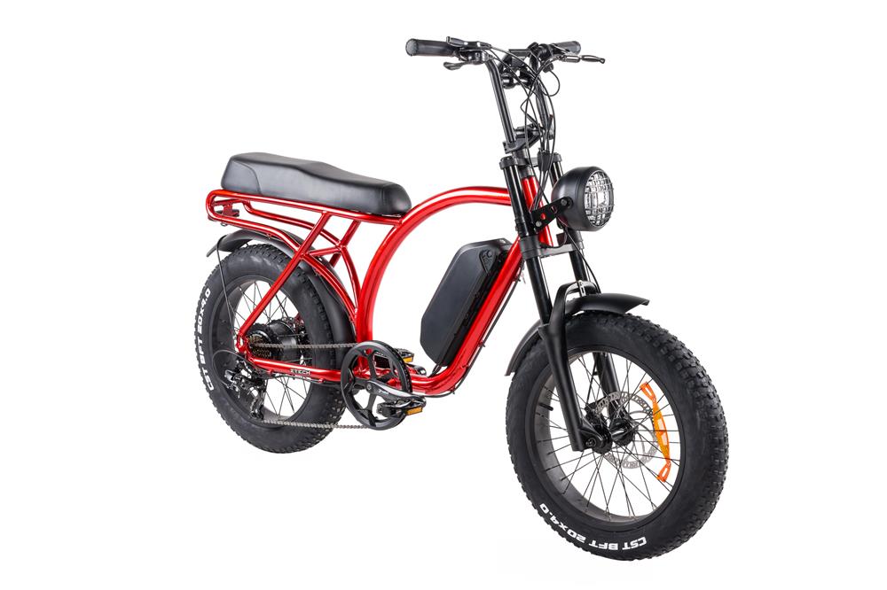 Bici Elettrica Z-Tech ZT-86-B Legacy 2.0 250W 48V 13Ah Batteria a Litio -Rosso