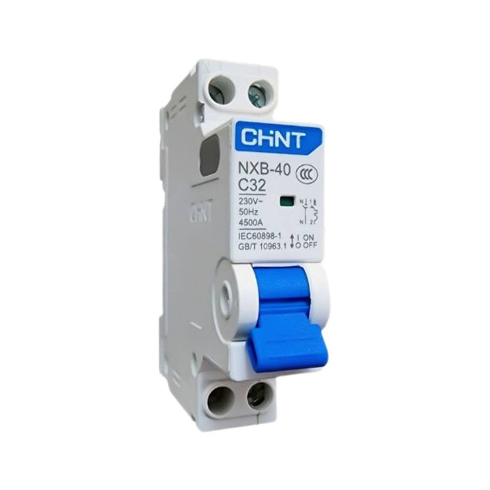 Chint 817020 nxb-40 c32-1pn-4,5 interruttore magnetotermico 1p+n 32a 4,5ka