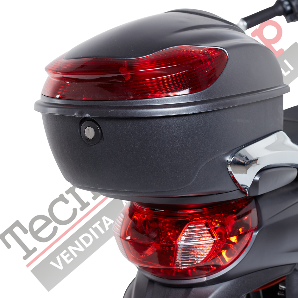 Bicicletta Elettrica Scooter Z-TECH  ZT-09-TDC 1000W 20Ah 48V Batteria Piombo-Silver/Grigio Metallizzato