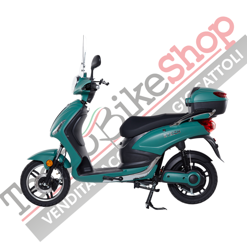Bici Elettrica Scooter Z-TECH  ZT-09-FL 1000W 20Ah 60V Batteria Litio-Verde