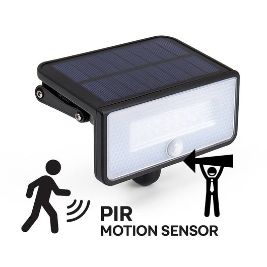 Lampada solare da parete ecova 25101 con sensore di movimento