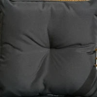 Set da Bistrò 3 Pezzi con 1 Tavolino e 2 Sedie, Resistente alle Intemperie, 62 cm x 65 cm x 78 cm, Sabbia e Grigio Scuro