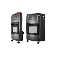 Zephir zgs41200 stufa gas infrarossi pieghevole 4,2 kw per riscaldamento ambienti