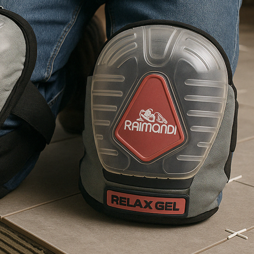 Ginocchiere relax-gel calotta plastica imbottitura interna attacco strappo