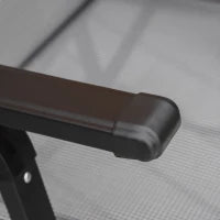 Sdraio da Giardino Zero Gravity Pieghevole e Reclinabile a 9 Livelli con Cuscino Lombare, Grigio